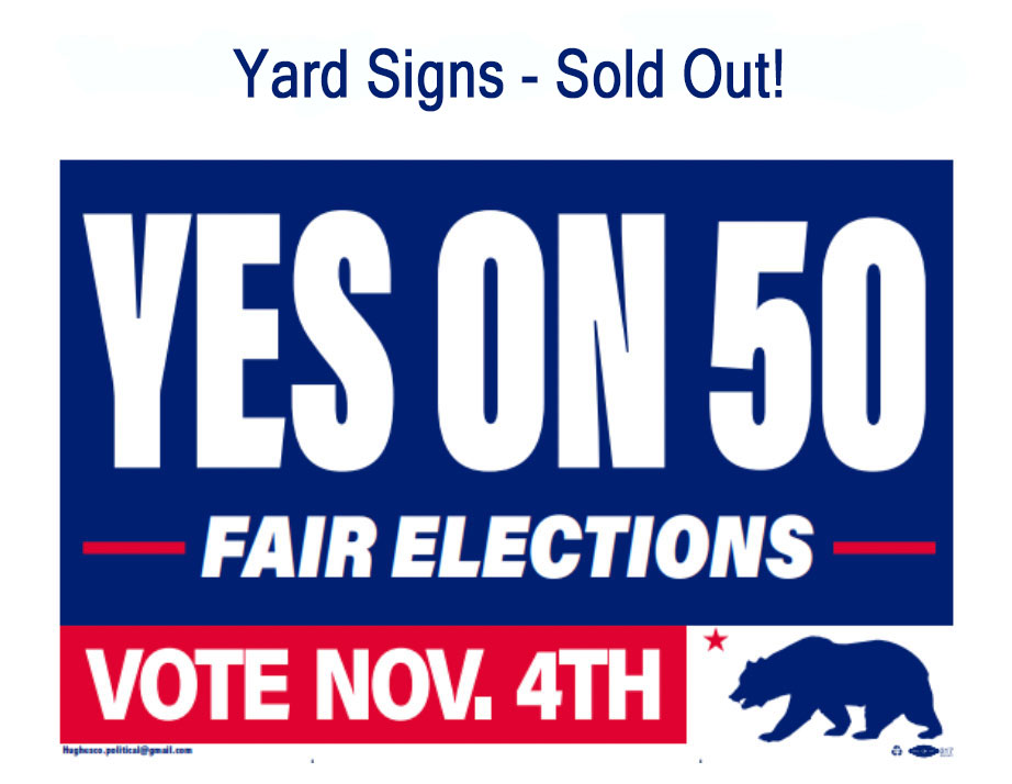 Sold out yard signs