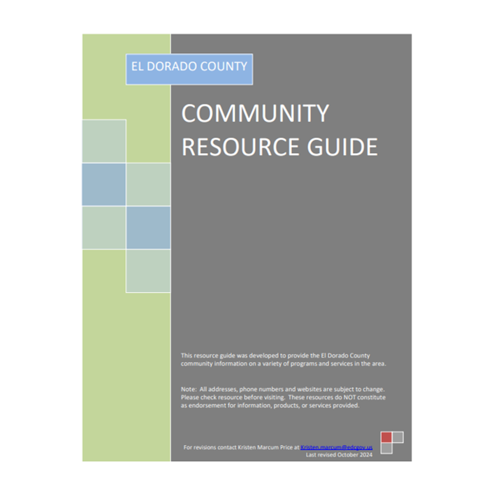 Community Resources Guide - El Dorado County
