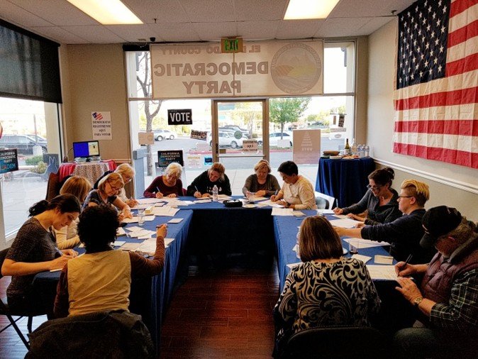 El Dorado County Democratic Party Volunteers HQ